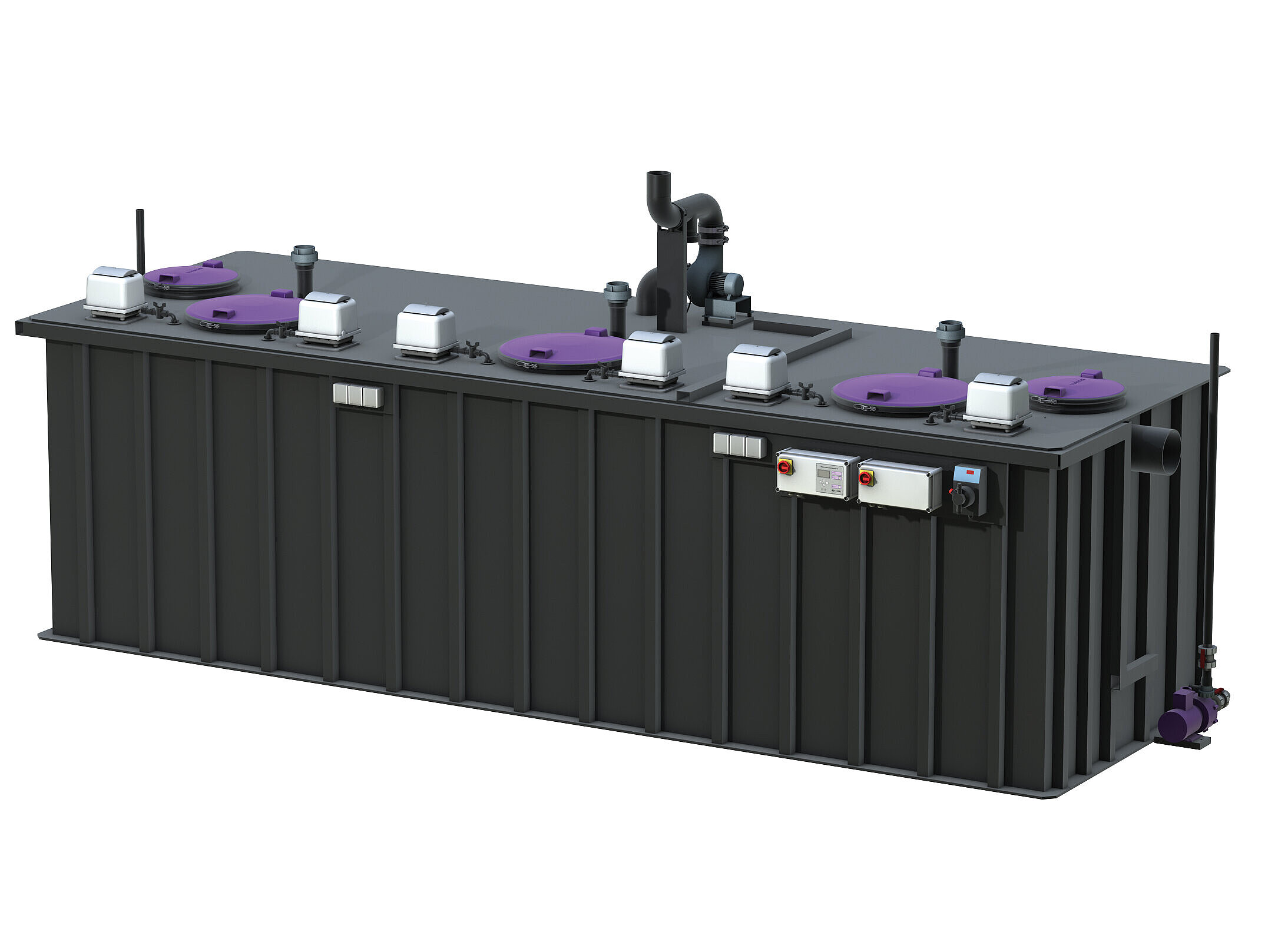 Bifena secondary grease treatment unit